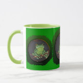 Mug Cute Green Tree Grenouille Animaux Amateurs Cadeau (Gauche)