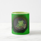Mug Cute Green Tree Grenouille Animaux Amateurs Cadeau (Centre)