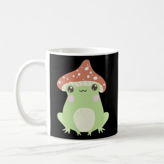 Mug Cute grenouille champignons avec Casquette Cottage (Gauche)