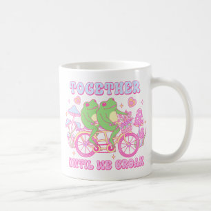 Mug Cute Grenouille Couple - Ensemble Jusqu'À Ce Que N