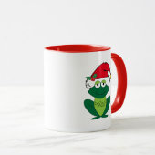 Mug Cute Grenouille de Noël (Devant droit)