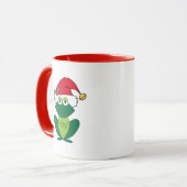 Mug Cute Grenouille de Noël (Devant gauche)