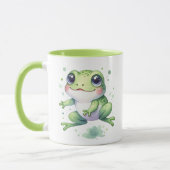Mug Cute Grenouille verte (Gauche)