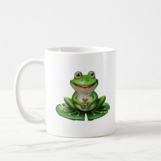 Mug Cute Grenouille verte (Gauche)