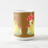 Mug Cute Grenouille Verte Assis Dans La Nature (Centre)