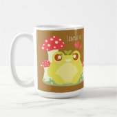 Mug Cute Grenouille Verte Assis Dans La Nature (Gauche)
