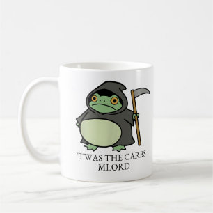 Mug Cute Grim Reaper Frog – C'étaient les glucides, M'