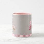 Mug Cute Gris Rose Sucre de canne Gingerpain Maison Mu (Centre)