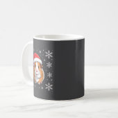 Mug Cute Guinea G Wearing Santa Hat Christmas  (Devant gauche)