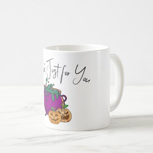 Mug Cute Halloween Cauldron et Citrouille (Devant droit)
