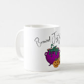 Mug Cute Halloween Cauldron et Citrouille (Devant gauche)