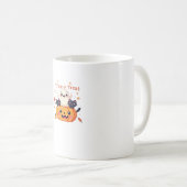 Mug Cute Halloween - Classe Kawaii Ghost et Black Cats (Devant droit)