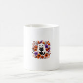 Mug Cute Halloween Ghost Cat Design (Centre)