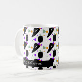 Mug Cute Halloween Ghost Citrouille coloré Confetti (Devant gauche)