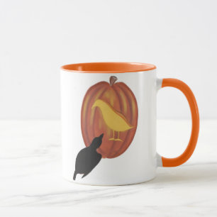 Mug Cute Halloween Jack O'Lantern et Crow