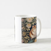 Mug Cute Hamster William Morris Inspiré (Devant droit)