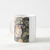 Mug Cute Hamster William Morris Inspiré (Devant gauche)