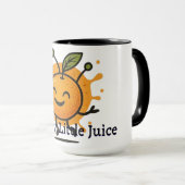 Mug Cute Happy Orange Fruit Character 🍊 (Devant droit)