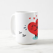 Mug Cute Heart Love Valentines (Devant gauche)