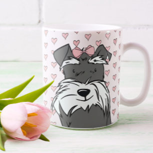 Mug Cute Hearts Schnauzer