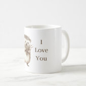 Mug Cute Hedgehog I love you (Devant droit)