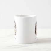 Mug Cute Hedgehog Reading a Book Custom (Centre)