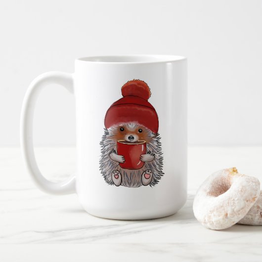 Mug Cute Hérisson (Avec donut)