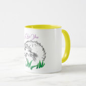 Mug Cute Hérisson Dessin de Musique (Devant droit)