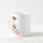 Mug Cute Hijab Graduation Girl Just Graduated (Devant gauche)