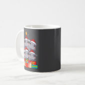 Mug Cute Hip Le Hiptamus Christmas Tree Xmas Hat (Devant gauche)