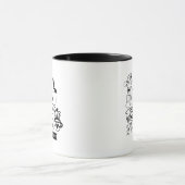 Mug Cute hiver cacao chaud météo mot art (Centre)