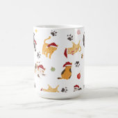 Mug Cute Holiday Cat Pattern (Centre)