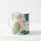 Mug Cute House Plantes : Botanique colorée. (Devant gauche)