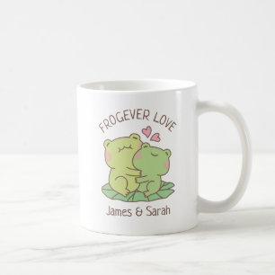 Mug Cute Hugging Grenouilles Frogever Love Valentines 