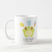 Mug Cute I Love Dairy Traite Frog (Gauche)