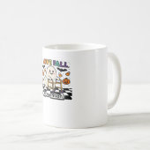 Mug Cute I Love Fall Prevention Physical Therapy Ghost (Devant droit)