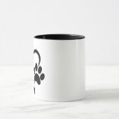 Mug Cute "I Love My Chig" Mug, Custom Paw Heart Pet Pe (Centre)