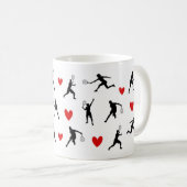 Mug Cute I Love Tennis Motif (Devant droit)