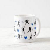 Mug Cute I Love Tennis Motif (Devant droit)