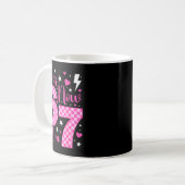 Mug Cute I Was 6 Now I'm 7 Year Old Birthday Six Seven (Devant gauche)