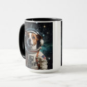 Mug Cute Jack Russell Astronaut Terrier (Devant gauche)