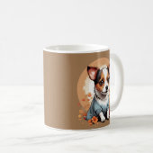 Mug Cute Jack Russell Puppy (Devant droit)