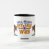 Mug Cute Jack Russell Terrier Tu Fais Mon Baguette (Centre)