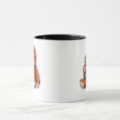 Mug Cute Japanese Macaque & Orangutan and Friend (Centre)