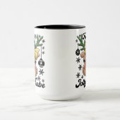 Mug Cute & Joyful Holly Jolly Babe Christmas Reindeer (Centre)