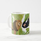 Mug Cute Jungle Animaux Safari Garçon | Fille (Devant gauche)
