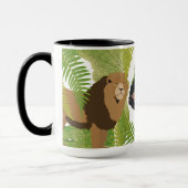 Mug Cute Jungle Animaux Safari Garçon | Fille (Gauche)