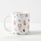 Mug Cute Jungle Rainforest Animaux Motif (Gauche)