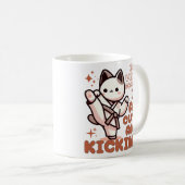 Mug Cute Karate Cat (Devant droit)