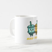 Mug Cute Kawaii Boba Bubble Tea (Devant gauche)